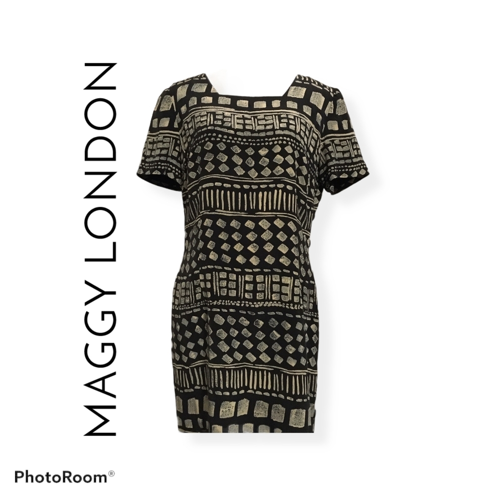 Maggy London African Print Dress